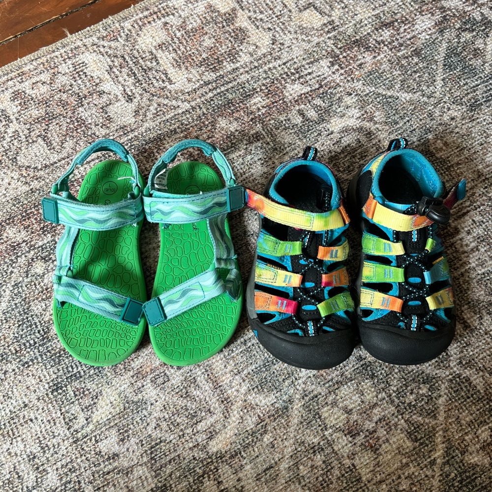 Keen Kids Green and Multicolor Sport Sandals